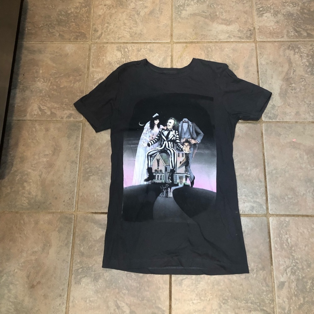 Pre Loved Beetlejuice Poster T-Shirt - Picture 5 of 7